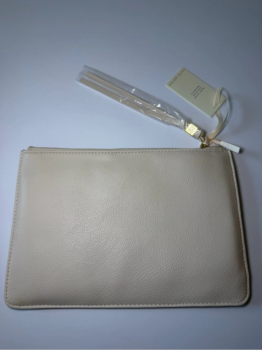 Katie Loxton Cream Studded Wristlet Pouch